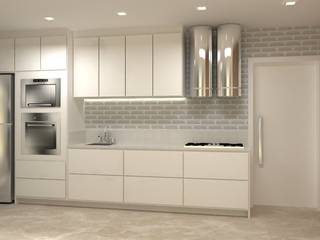 PI-EL, Dantas Arquitetura Dantas Arquitetura Modern kitchen Cabinets & shelves