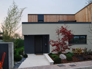 Giardino Di Una Villa Californiano: Riflessi che portano le colline e il panorama direttamente in casa, Lugo - Architettura del Paesaggio e Progettazione Giardini Lugo - Architettura del Paesaggio e Progettazione Giardini Modern Houses
