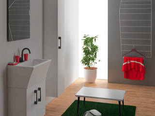Block, Xilon S.r.l. Xilon S.r.l. Modern Bathroom Ceramic White