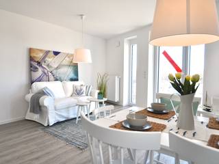 Musterwohnung an der Nordsee, Karin A. Karin A. Scandinavian style living room