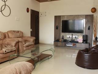 MR. ASHWINBHAI PATEL RESIDENCE, INCEPT DESIGN SERVICES INCEPT DESIGN SERVICES Salas modernas