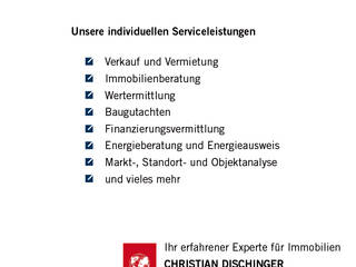 Sie suchen einen Käufer oder einen Mieter für Ihre Immobilie?, Christian Dischinger Christian Dischinger