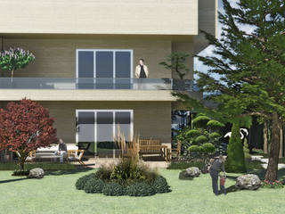 Nur Evi Bahçesi, P2 Tasarım P2 Tasarım Jardins modernos