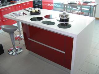 Ideias de cozinhas, Ansidecor Ansidecor KitchenBench tops Red
