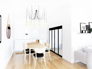 Apartamento Minimal, Youdekor Youdekor Minimalist dining room Wood Wood effect