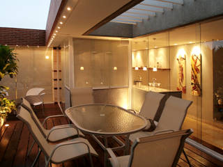 Pent House 505, Arq Renny Molina Arq Renny Molina Modern balcony, veranda & terrace