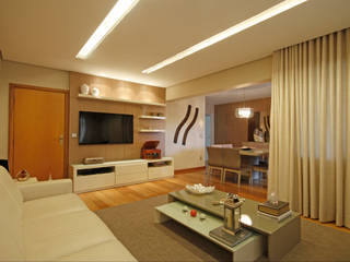 Apartamento Luxemburgo, Jacqueline Ortega Design de Ambientes Jacqueline Ortega Design de Ambientes Salas / recibidores