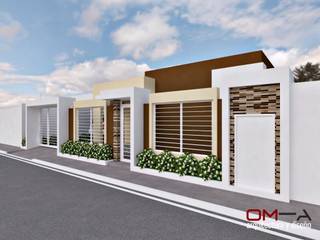 Diseño de vivienda unifamiliar, om-a arquitectura y diseño om-a arquitectura y diseño Minimalist houses