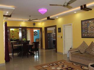 Bhubana Green Apartment , Bangalore, Uniheights Interio PVT LTD Uniheights Interio PVT LTD Classic style dining room