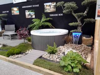 Foire de nantes 2016, TimberTech TimberTech モダンデザインの テラス 木材・プラスチック複合ボード