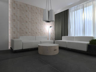 męski minimalizm..., Projekt Kolektyw Sp. z o.o. Projekt Kolektyw Sp. z o.o. Minimalist living room