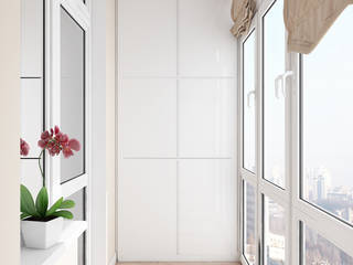 Нежный классический интерьер, Tatiana Zaitseva Design Studio Tatiana Zaitseva Design Studio Patios & Decks White