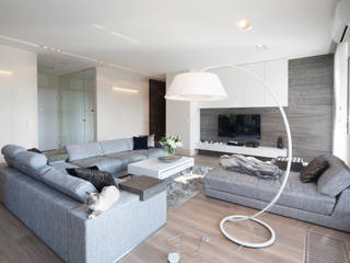 MISTYCZNA PODRÓŻ, Ludwinowska Studio Architektury Ludwinowska Studio Architektury Moderne Wohnzimmer