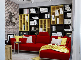 Краски мегаполиса - 2, Студия дизайна ROMANIUK DESIGN Студия дизайна ROMANIUK DESIGN Living room