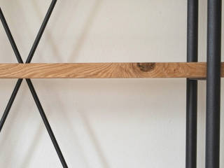 Scaffale, Contesini Studio & Bottega Contesini Studio & Bottega Коридор, прихожая и лестница в стиле лофт Твердая древесина Эффект древесины