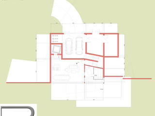 n°7-Villa unifamiliare tripiano mq 251+mq177+105 Interrato, DBIOSTUDIO DBIOSTUDIO Nowoczesna piwnica win