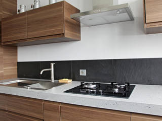 Rosny, Concrete LCDA Concrete LCDA Nhà bếp phong cách hiện đại Bê tông Grey