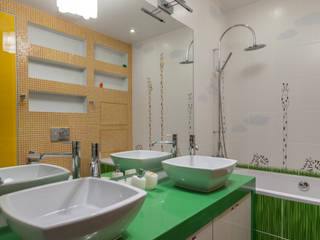 Квартира в ЖК "Дом на Щукинской", ARTteam ARTteam クラシックスタイルの お風呂・バスルーム