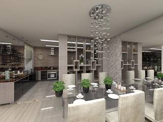 Plano A Studio Sala da pranzo eclettica