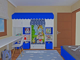 Stanley American Style Kids&Teenage Room, MOBİLYADA MODA MOBİLYADA MODA ห้องนอนเด็ก ไม้ Wood effect