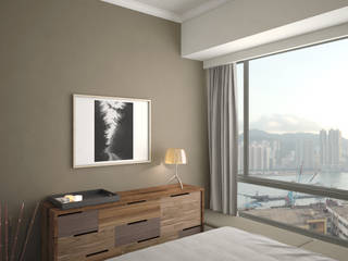 Ocean One | Lei Yue Mun | Hong Kong , Nelson W Design Nelson W Design ห้องนอน