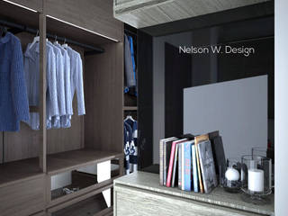 The Long Beach | Hong Kong, Nelson W Design Nelson W Design Moderne Schlafzimmer