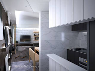 The Long Beach | Hong Kong, Nelson W Design Nelson W Design Cozinhas modernas