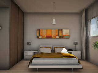 Edificio The Block, GGAL Estudio de Arquitectura GGAL Estudio de Arquitectura Modern style bedroom