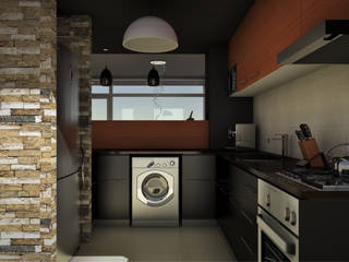 Edificio The Block, GGAL Estudio de Arquitectura GGAL Estudio de Arquitectura Modern kitchen