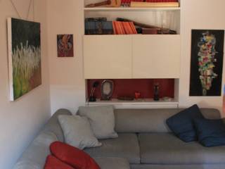 LIVING ROOM - project cool flat, Severine Piller Design LLC Severine Piller Design LLC Living room