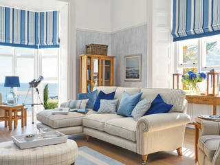 Harbour - Primavera Verano 2016, Laura Ashley Decoración Laura Ashley Decoración Mediterranean style living room Blue