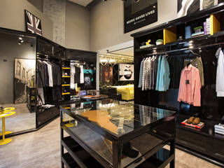 R.Mendes Flagship Store, Arquitetura Ao Cubo LTDA Arquitetura Ao Cubo LTDA Commercial spaces