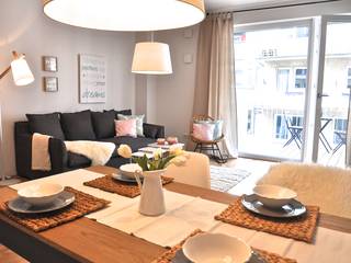 Cosy Home - Home Staging einer Mietwohnung, Karin A. Karin A. Modern dining room