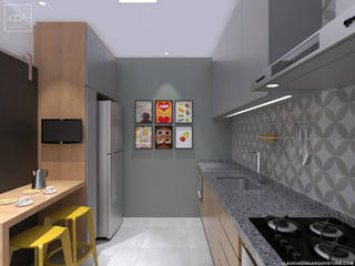 Cozinha AL, Claudia Dias Arquitetura Claudia Dias Arquitetura Modern kitchen