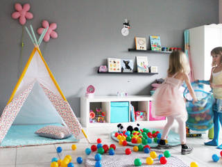 Shooting Photo Pois Multicolores, s-line.design s-line.design Habitaciones para niños de estilo minimalista