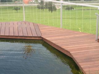 Ipe Terrassendielen 21 x 145mm, Kahrs GmbH Kahrs GmbH ระเบียง, นอกชาน ไม้ Wood effect