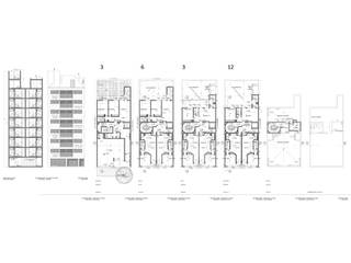 Edificio en altura - Fideicomiso tucuman - Cordoba, Alejandro Asbert Arquitecto Alejandro Asbert Arquitecto منازل باطون مسلح