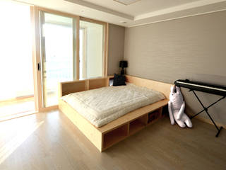 청라반도보라 2차 (Chunglabanbobora 2nd), 진플랜 진플랜 Modern style bedroom