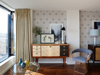 Gloucester Road Penthouse, Bhavin Taylor Design Bhavin Taylor Design Modern Living Room