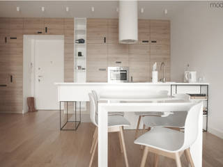 mieszkanie na Żoliborzu, Modullar Modullar Modern kitchen