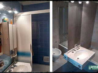 Remodelacion Baños, Area61 Arquitectura Area61 Arquitectura Modern style bathrooms