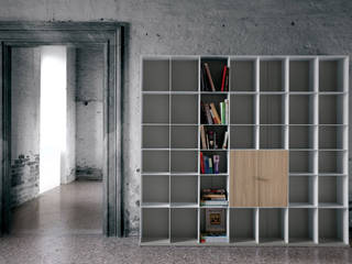 Librerie 6mm, Extendo Extendo Ruang Keluarga Modern