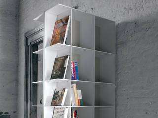 Librerie 6mm, Extendo Extendo Moderne Wohnzimmer Regale