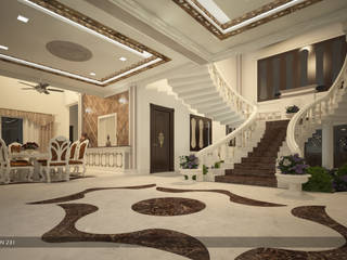 Arabian Style in Interiors, Monnaie Architects & Interiors Monnaie Architects & Interiors 和風デザインの リビング