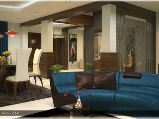 Contemporary Interior Design, Monnaie Architects & Interiors Monnaie Architects & Interiors 클래식스타일 거실