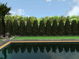 GÜZELŞEHİR VİLLALARI-PEYZAJ PROJE // GUZELSEHIR VILLA - LANDSCAPE PROJECT, AYTÜL TEMİZ LANDSCAPE DESIGN AYTÜL TEMİZ LANDSCAPE DESIGN Moderner Garten