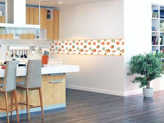 Küchenbordüren, I-love-Wandtattoo.de I-love-Wandtattoo.de Modern Kitchen Multicolored
