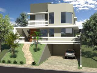 Residência CHM, Hamilton Turola Arquitetura Hamilton Turola Arquitetura บ้านและที่อยู่อาศัย