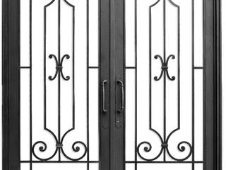 Puerta de entrada clásica, DEL HIERRO DESIGN DEL HIERRO DESIGN Classic style houses Iron/Steel Black