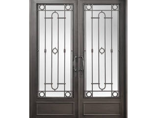 Puerta de entrada de hierro, DEL HIERRO DESIGN DEL HIERRO DESIGN Modern home Iron/Steel Black